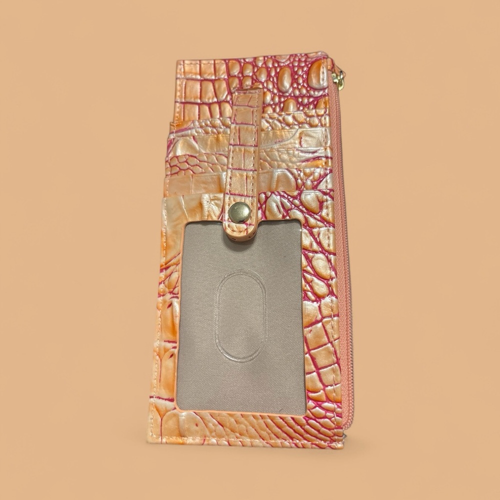 Brahmin Apricot Rose Wallet - Picture 2 of 6